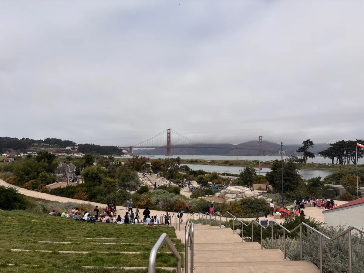 View from the tunnel tops park