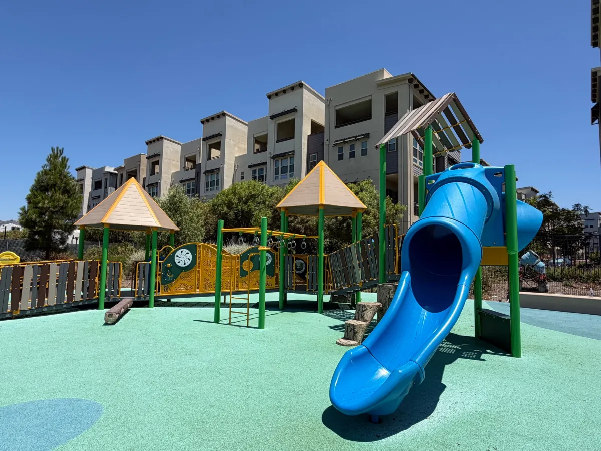 Play area for elementary school kids