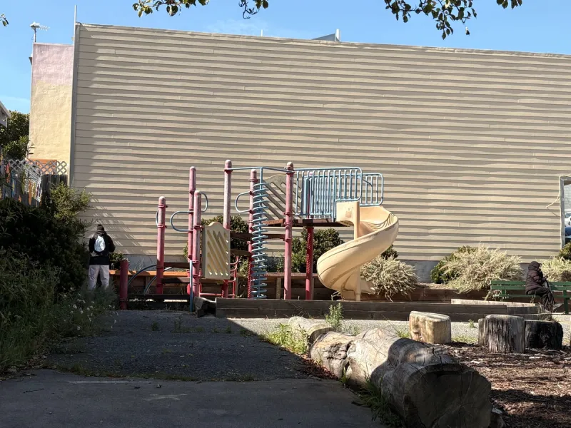 Playground from the steps