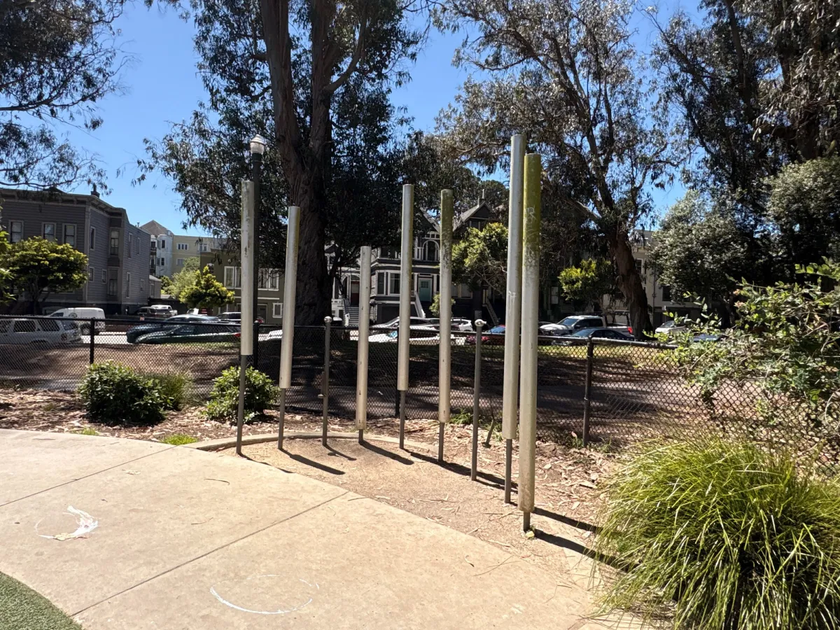 Musical structures for kiddos to play with