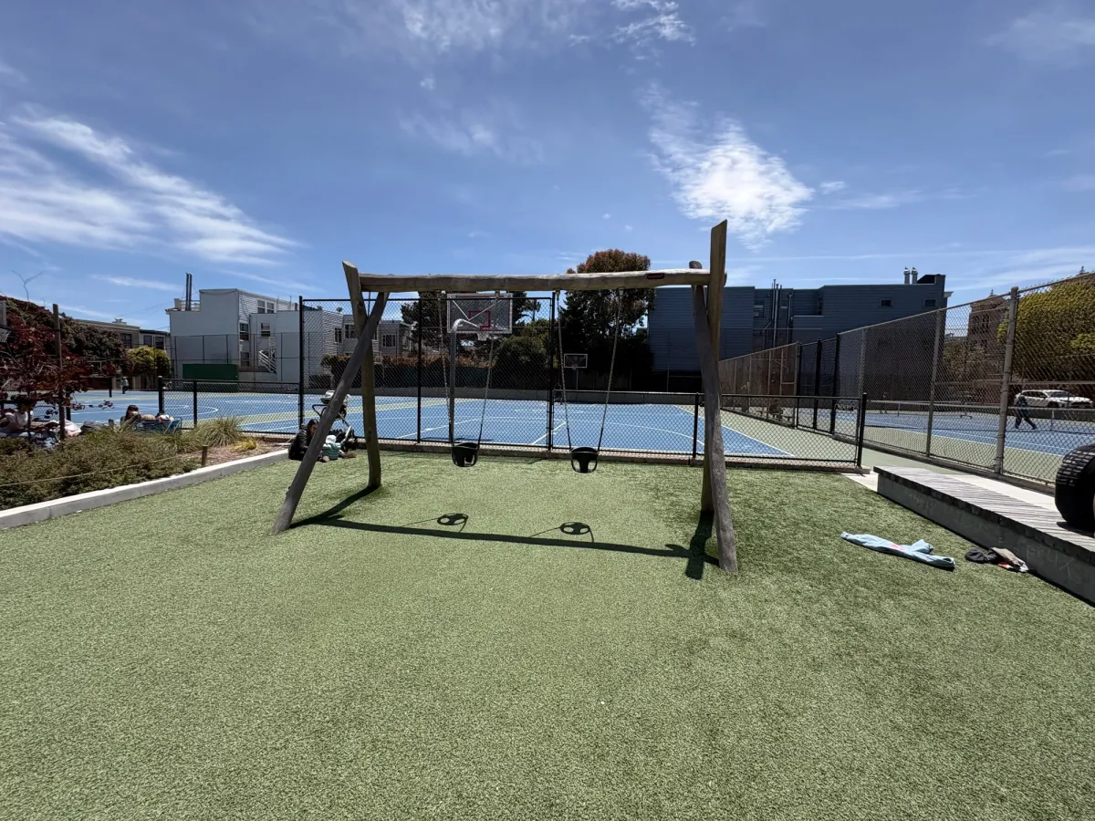 Bucket swings