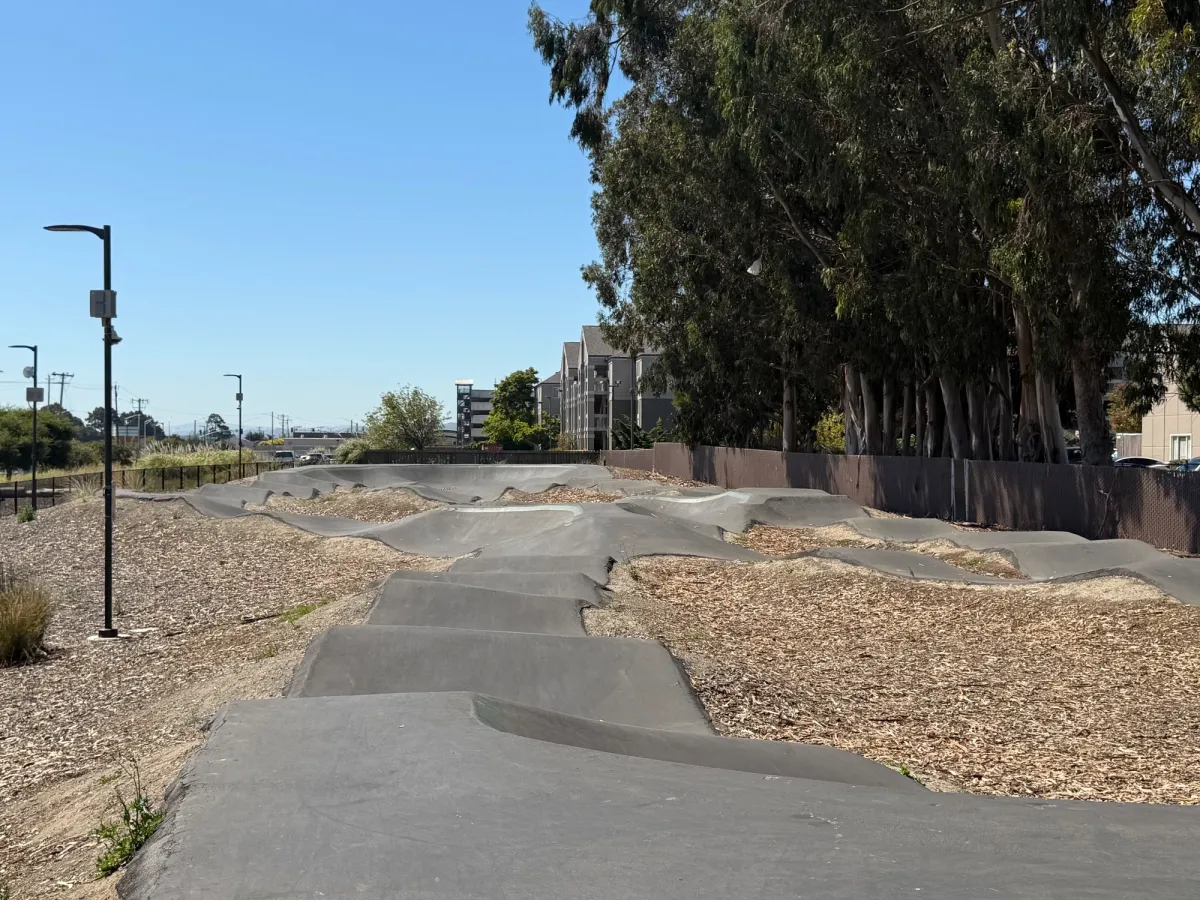 Bike pump track for those who really want to fly! 