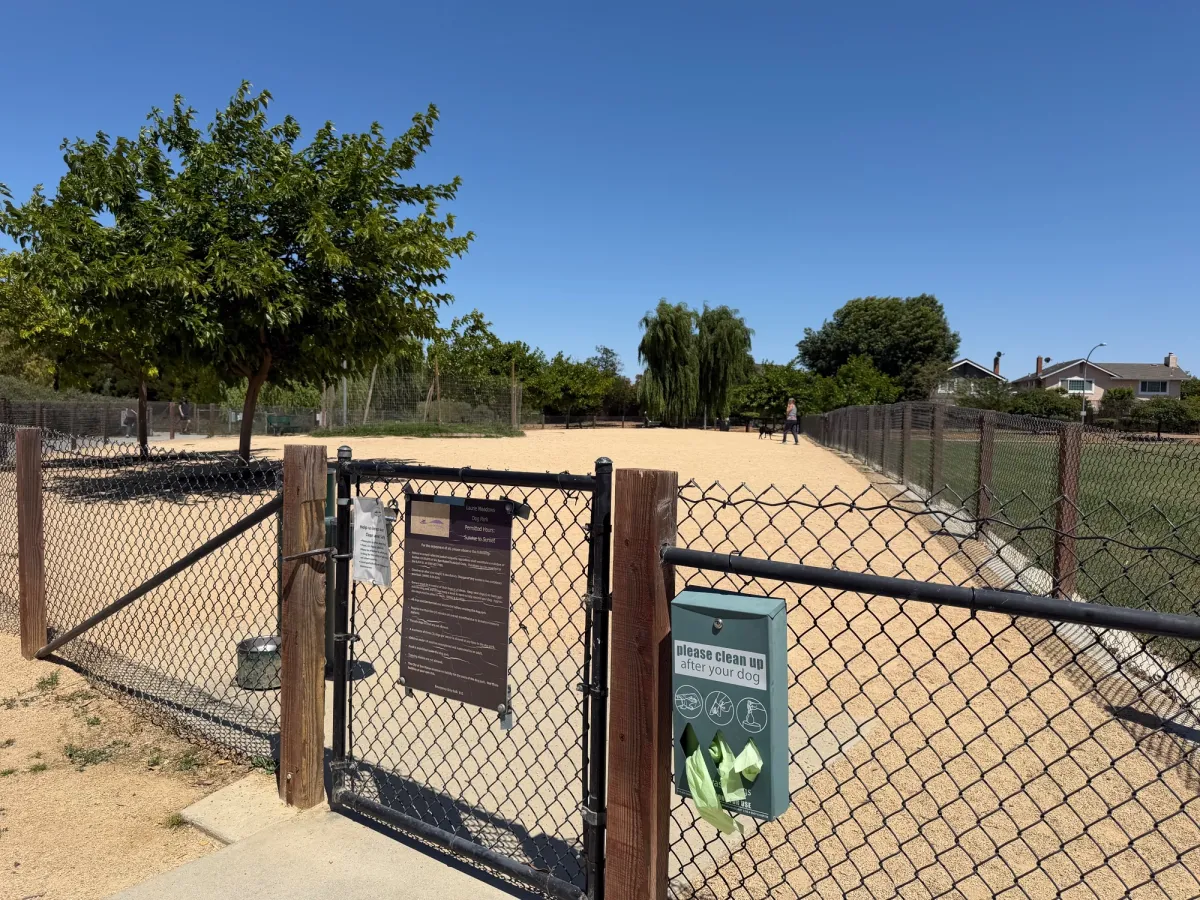 Enclosed dog park nearby