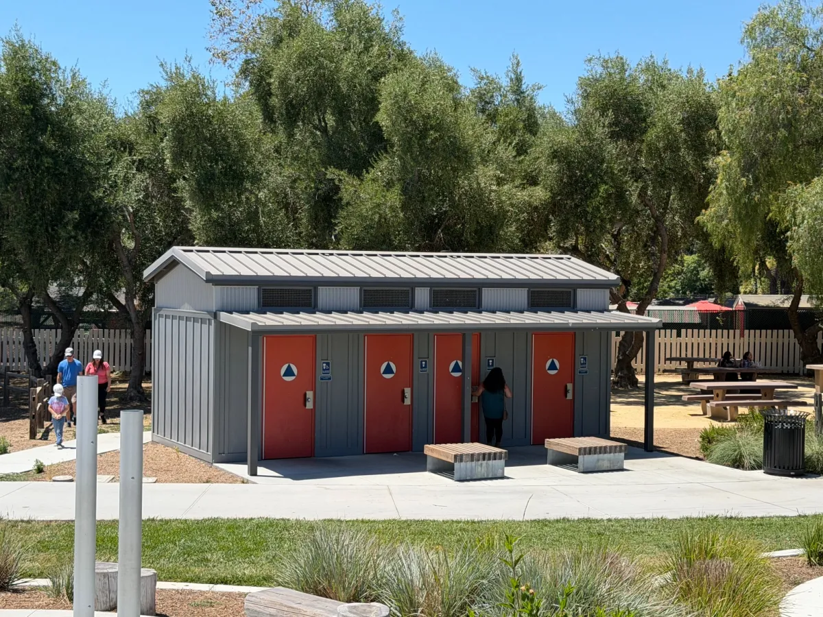 Several bathrooms available 