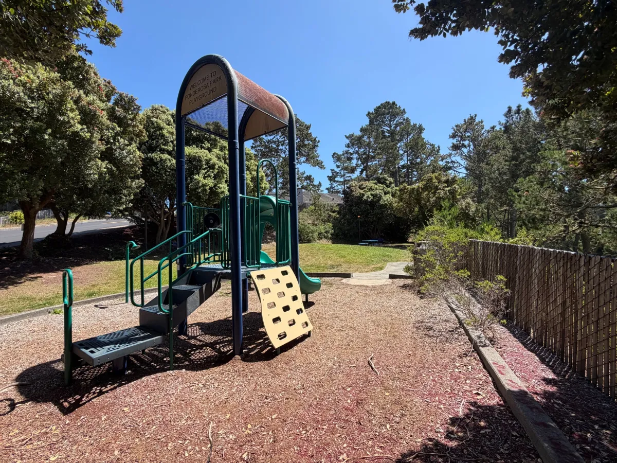 Back of playstructure 