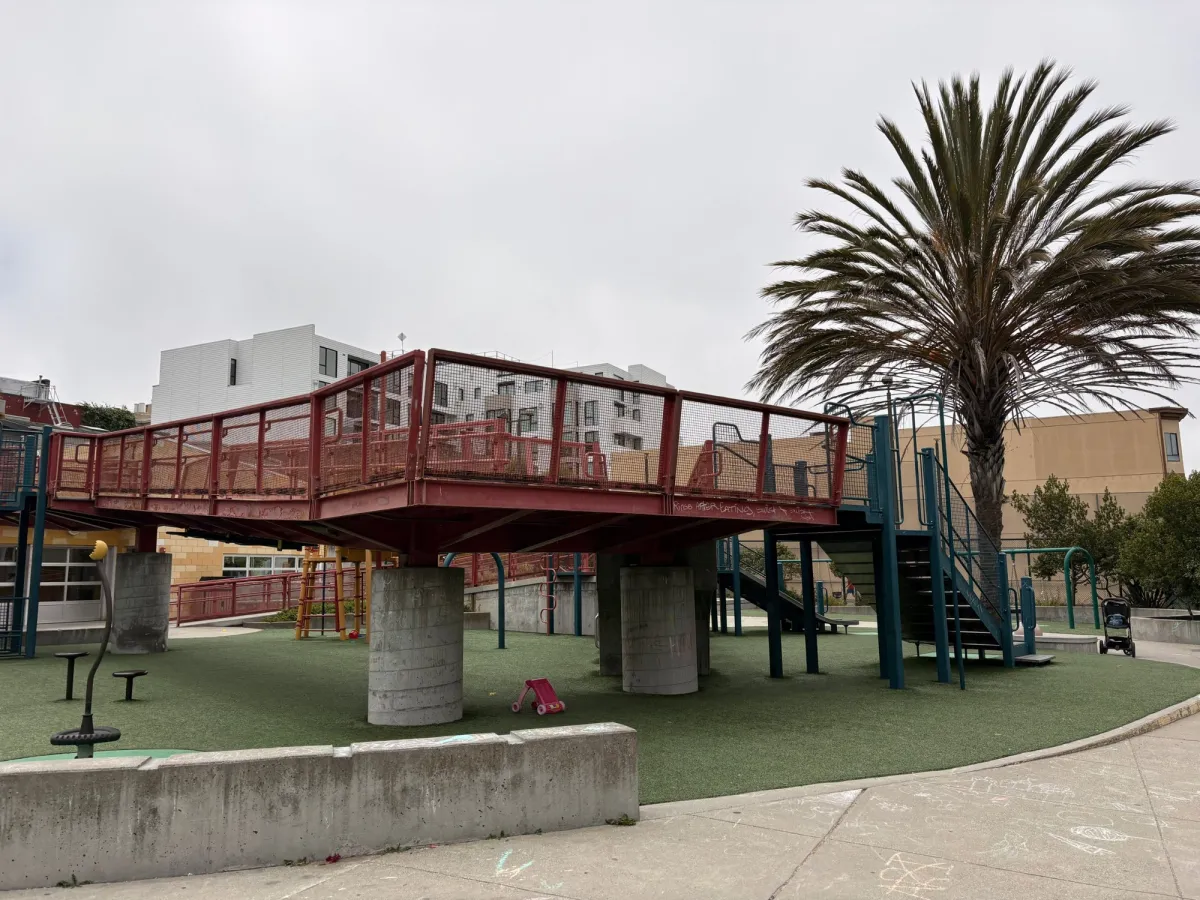 This long ramp seems like it's designed to be part of the park