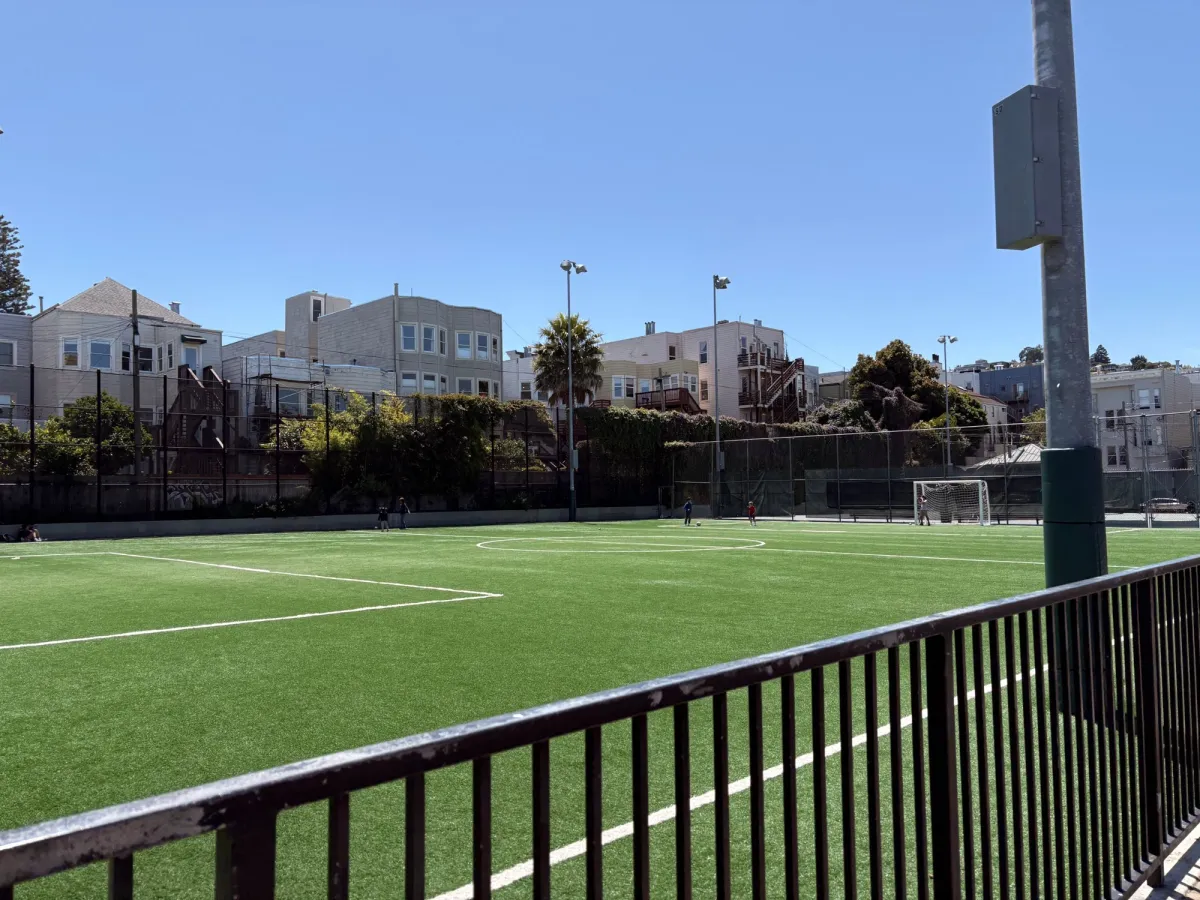 Soccer fields that are well maintained