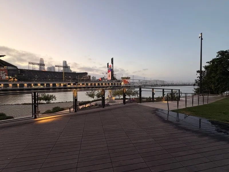 Views on the elevated portion of the park