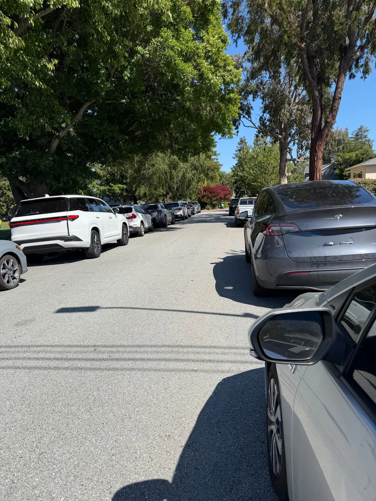 Street parking gets busy