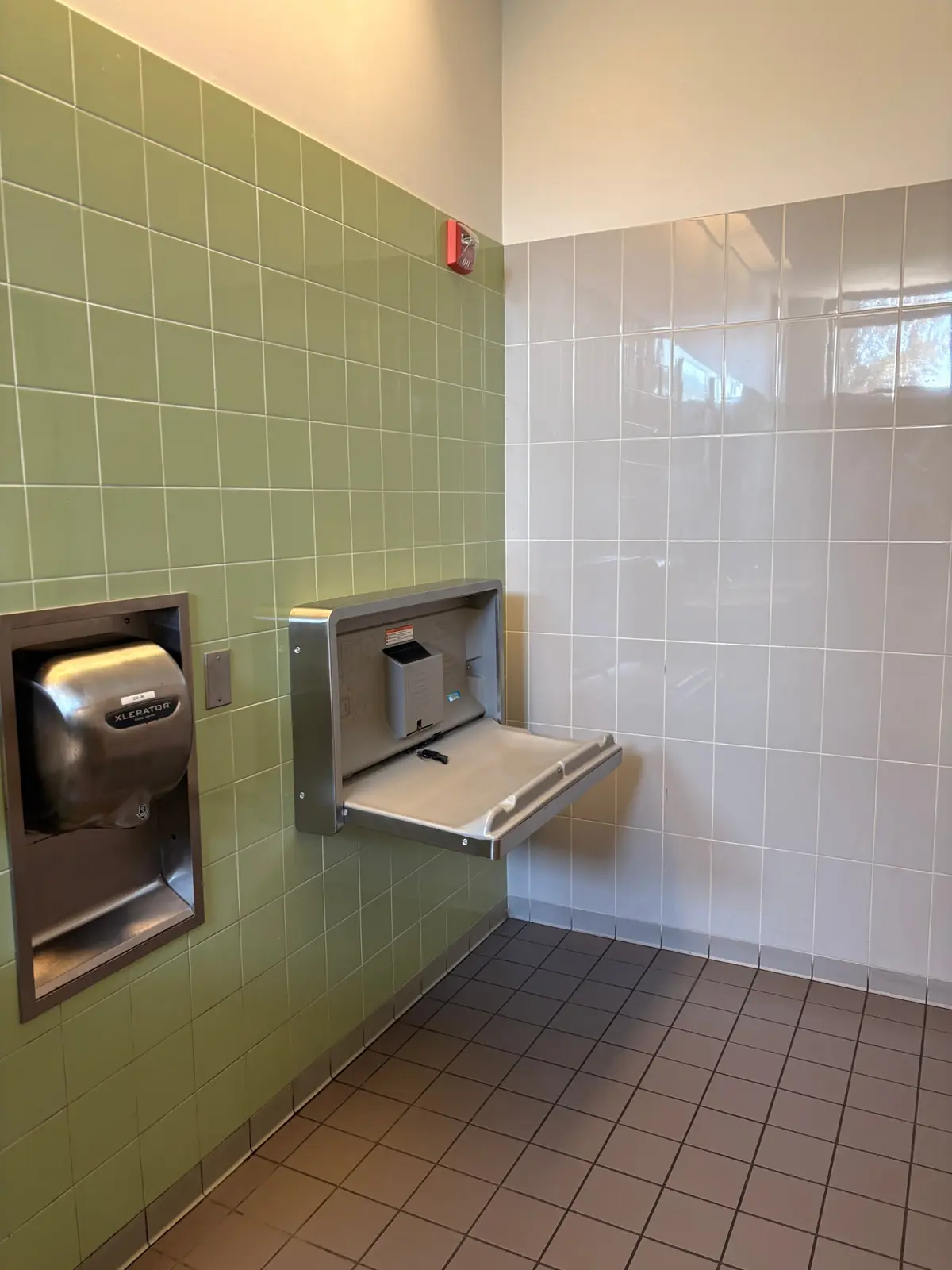 Changing tables in both Men and Womens