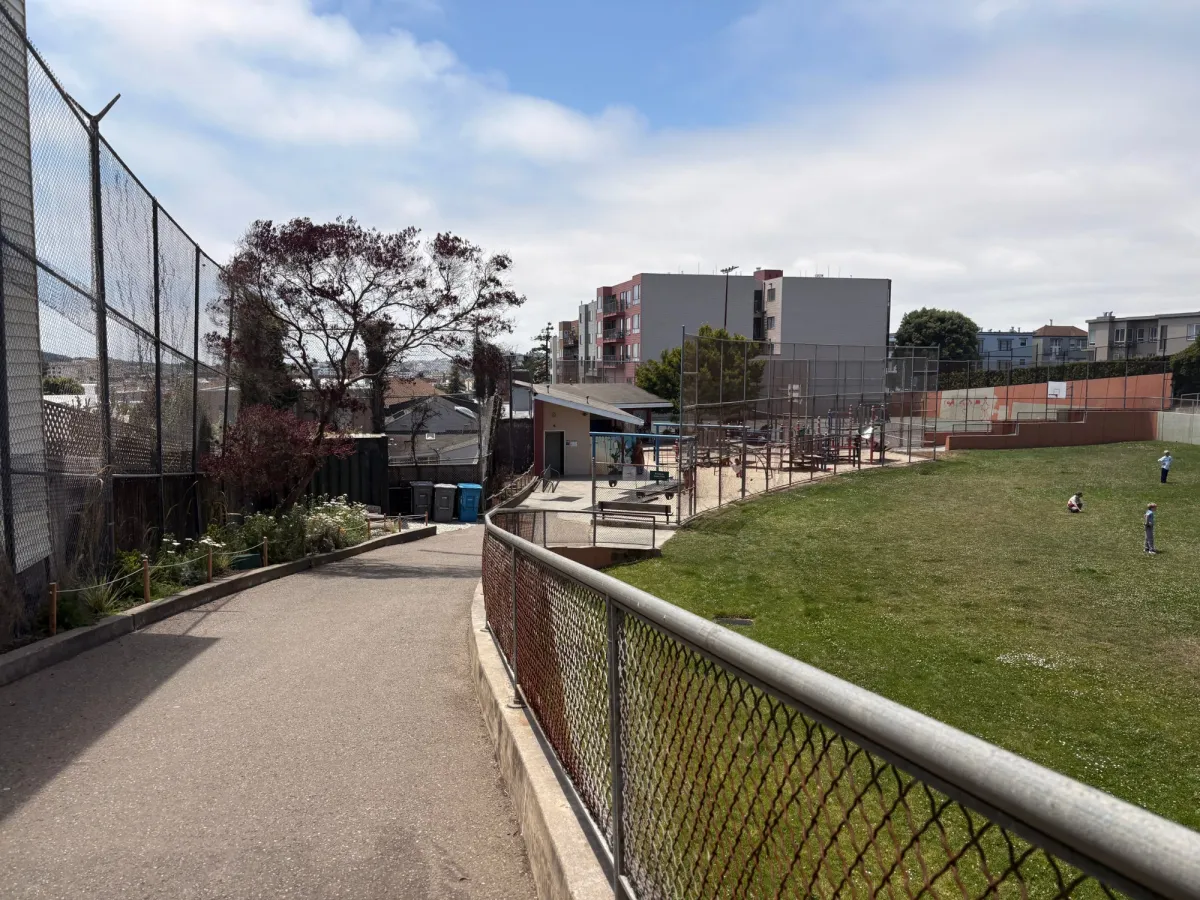 Entrance to the park