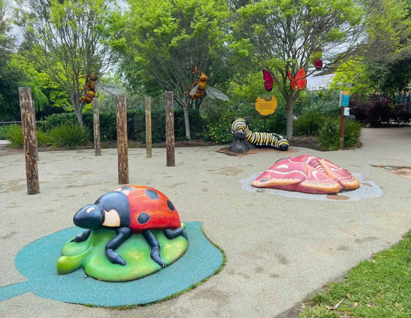 One of several toddler play areas