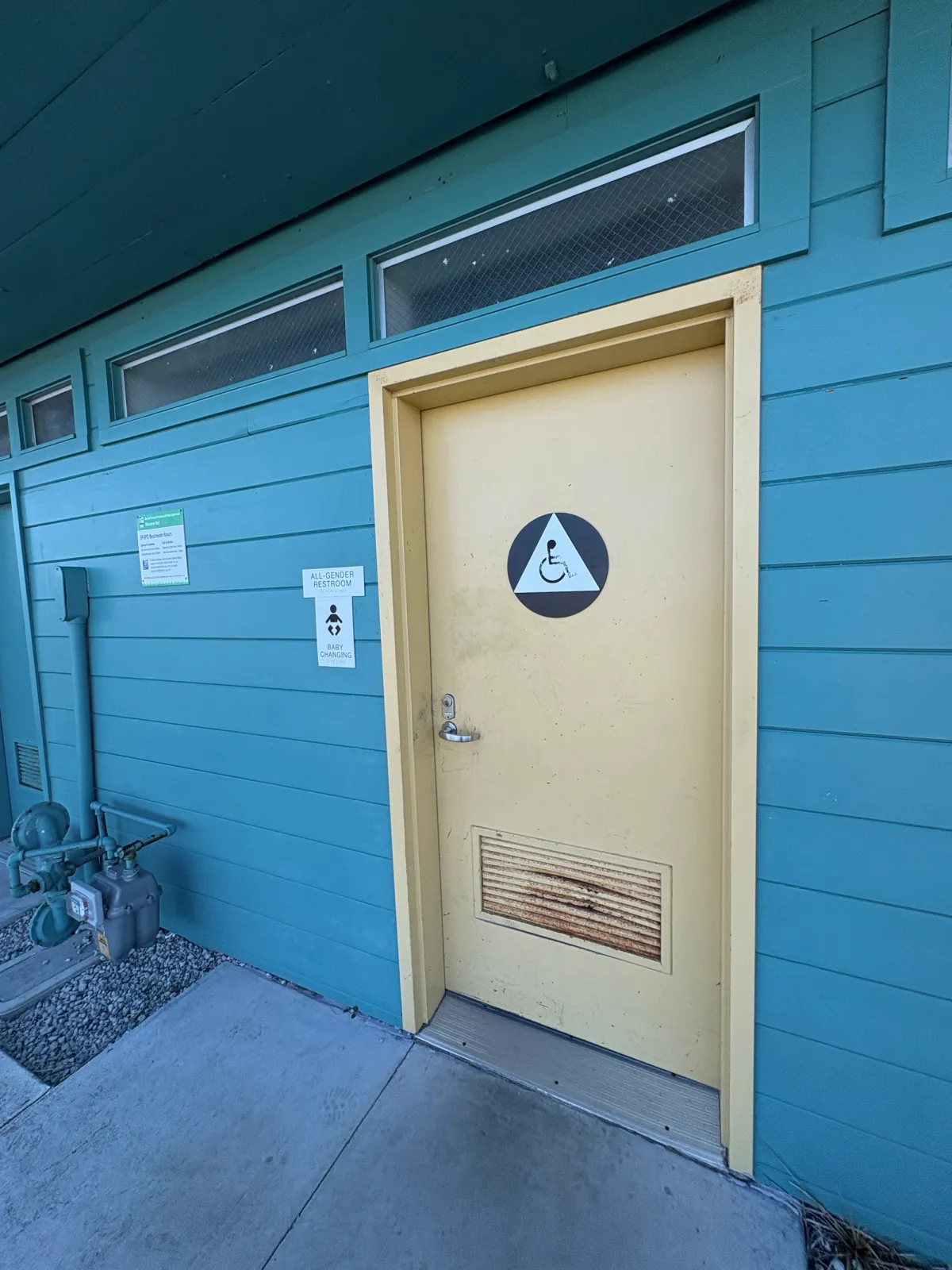All Gender Bathroom with Changing table