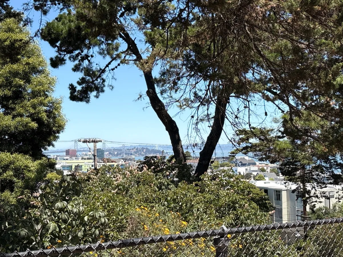 View of the bay bridge