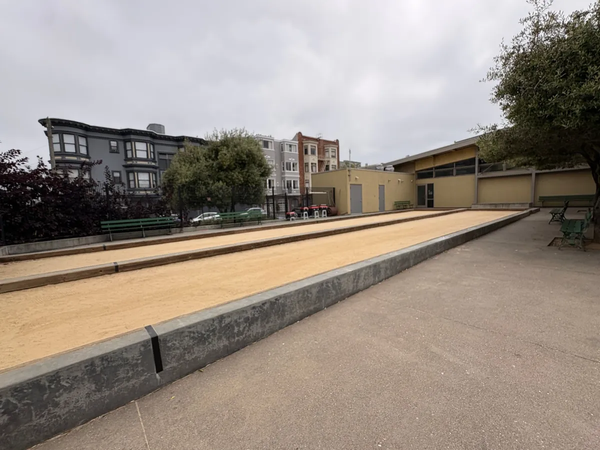 Bocce ball courts
