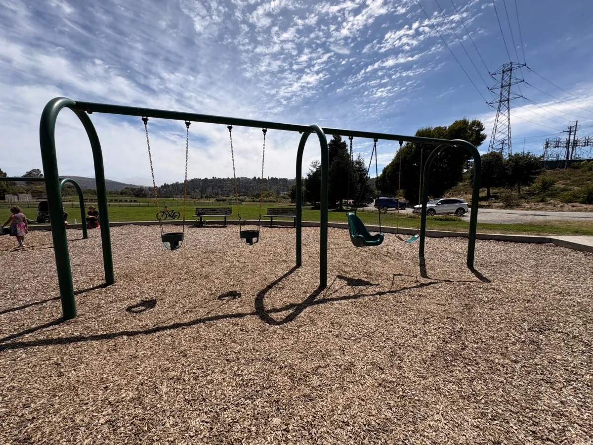 Swings up close