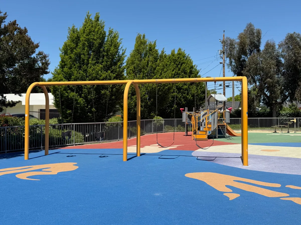 Swings and toddler zone 