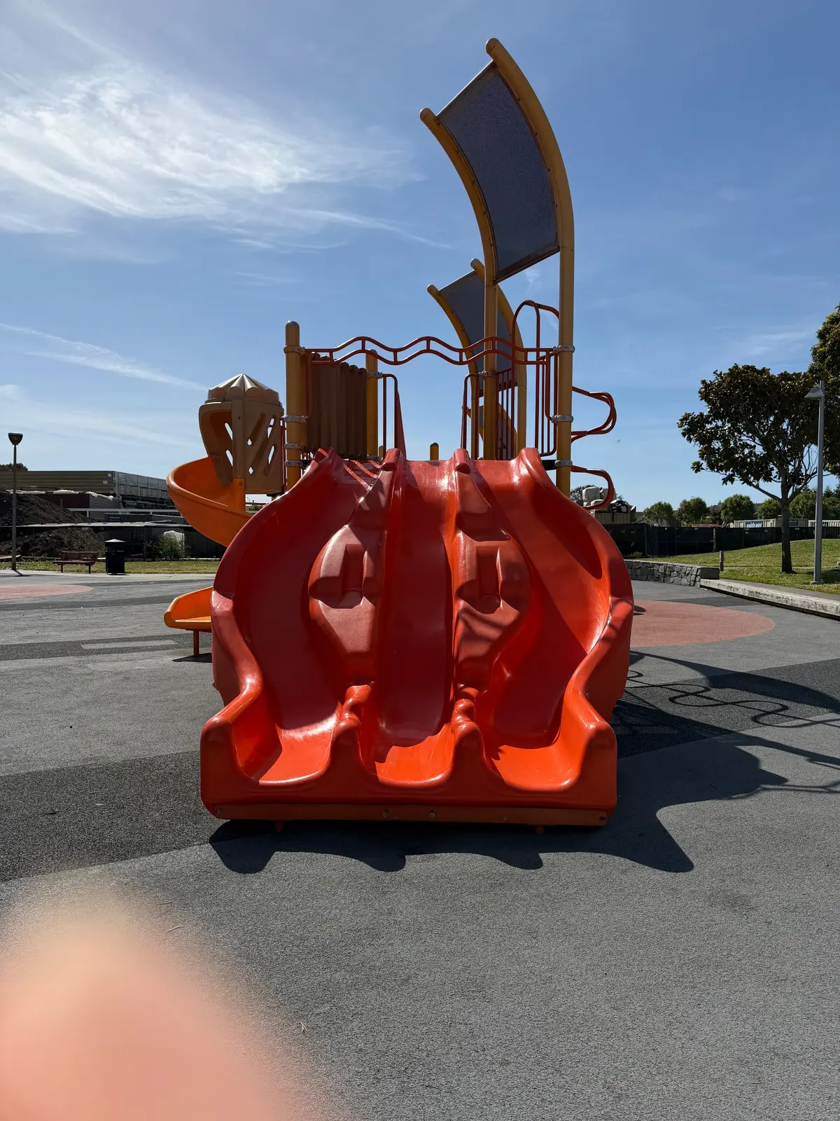 Fun squiggly slides perfect for going down together with a couple friends!