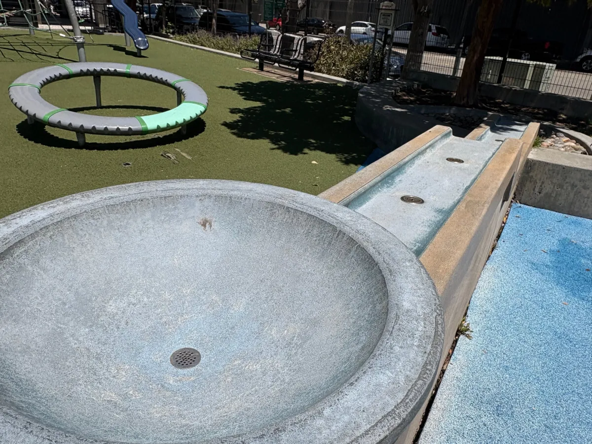 Right splash sprinkler