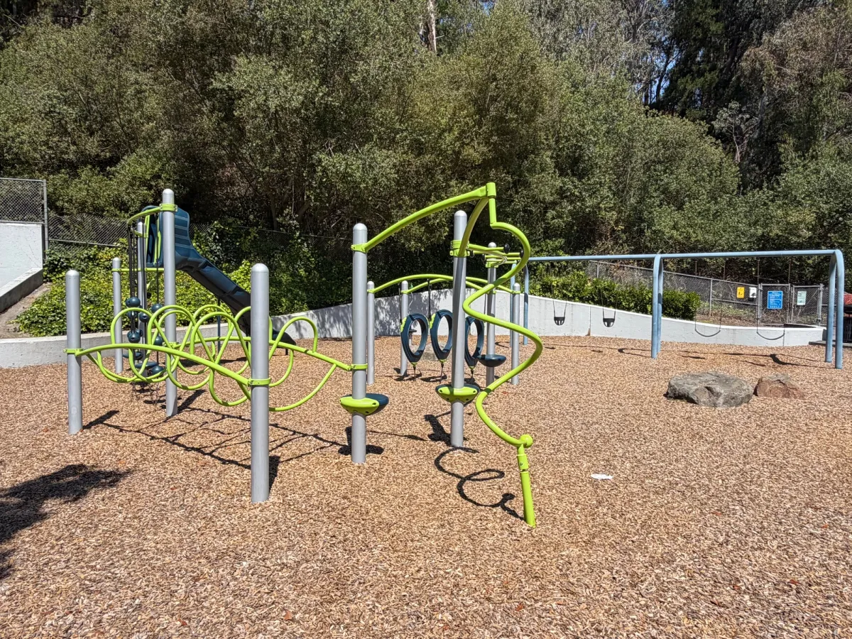 Variety of climbing structures for older kids
