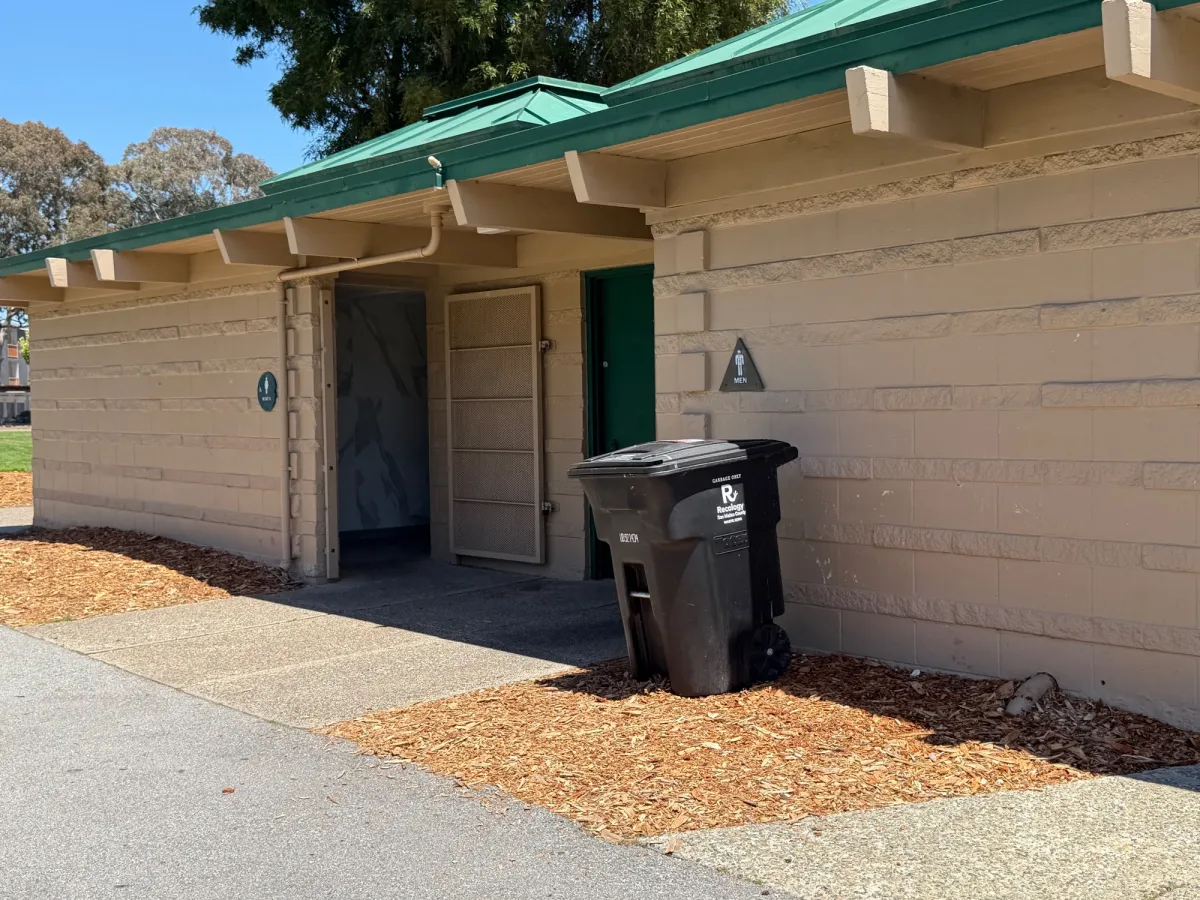 Well maintained bathrooms but no changing table