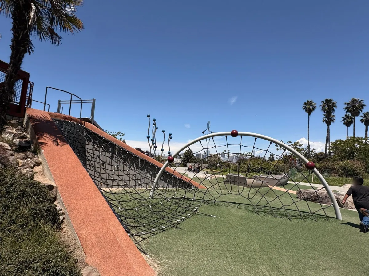 Another climbing net structure