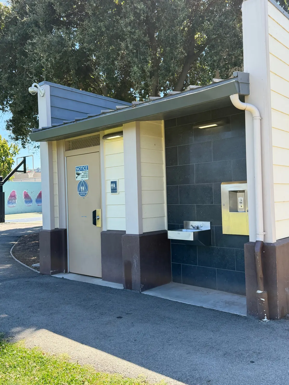 Bathrooms and bottle refill station