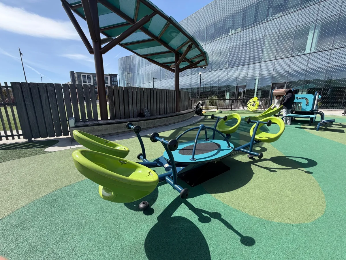 See saw for toddlers and parents