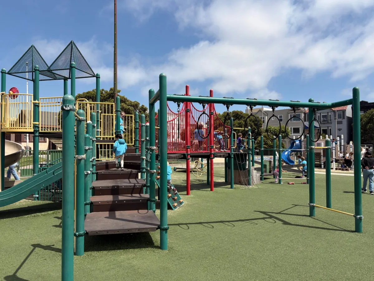 Plenty of climbing for kiddos to do