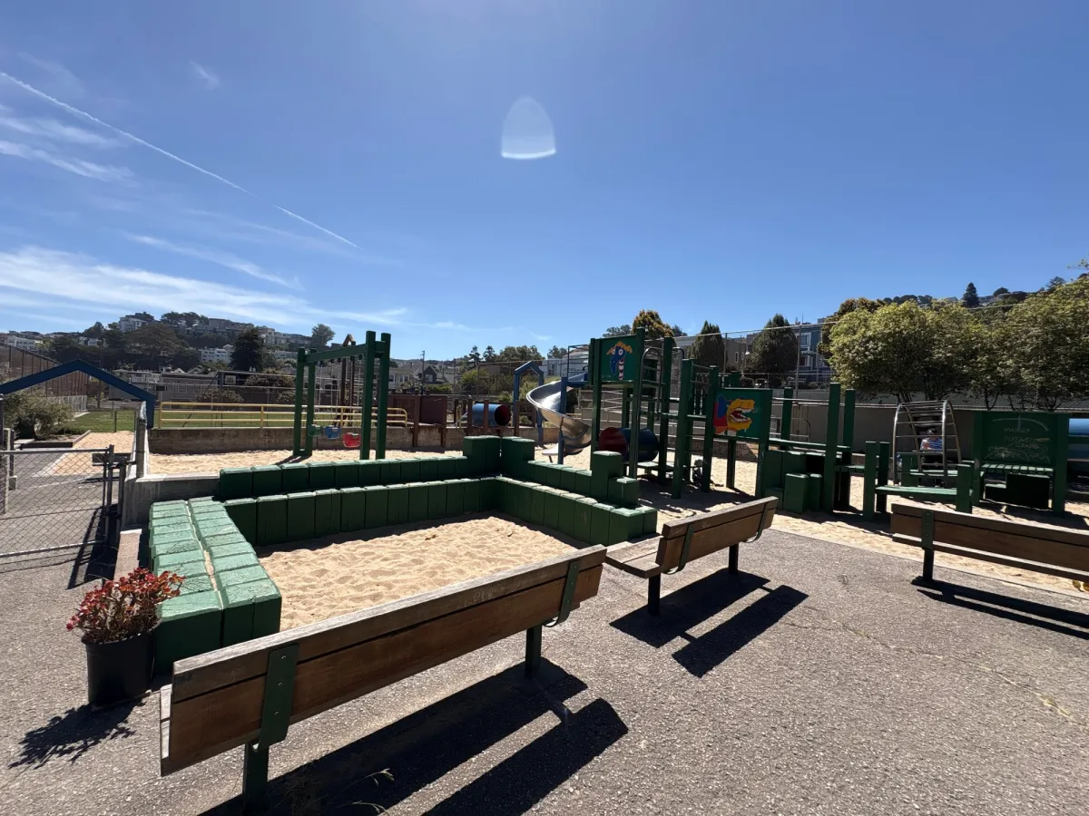 This is the dedicated toddler area