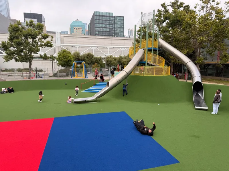 Big slide for older kids