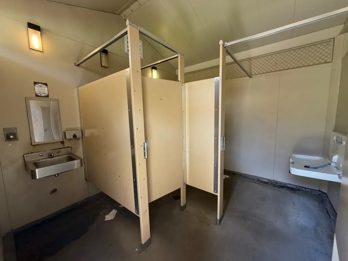 Bathrooms are well maintained and come with changing tables