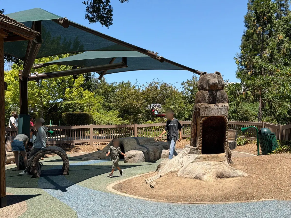 Toddler zone in Redwood grove playground