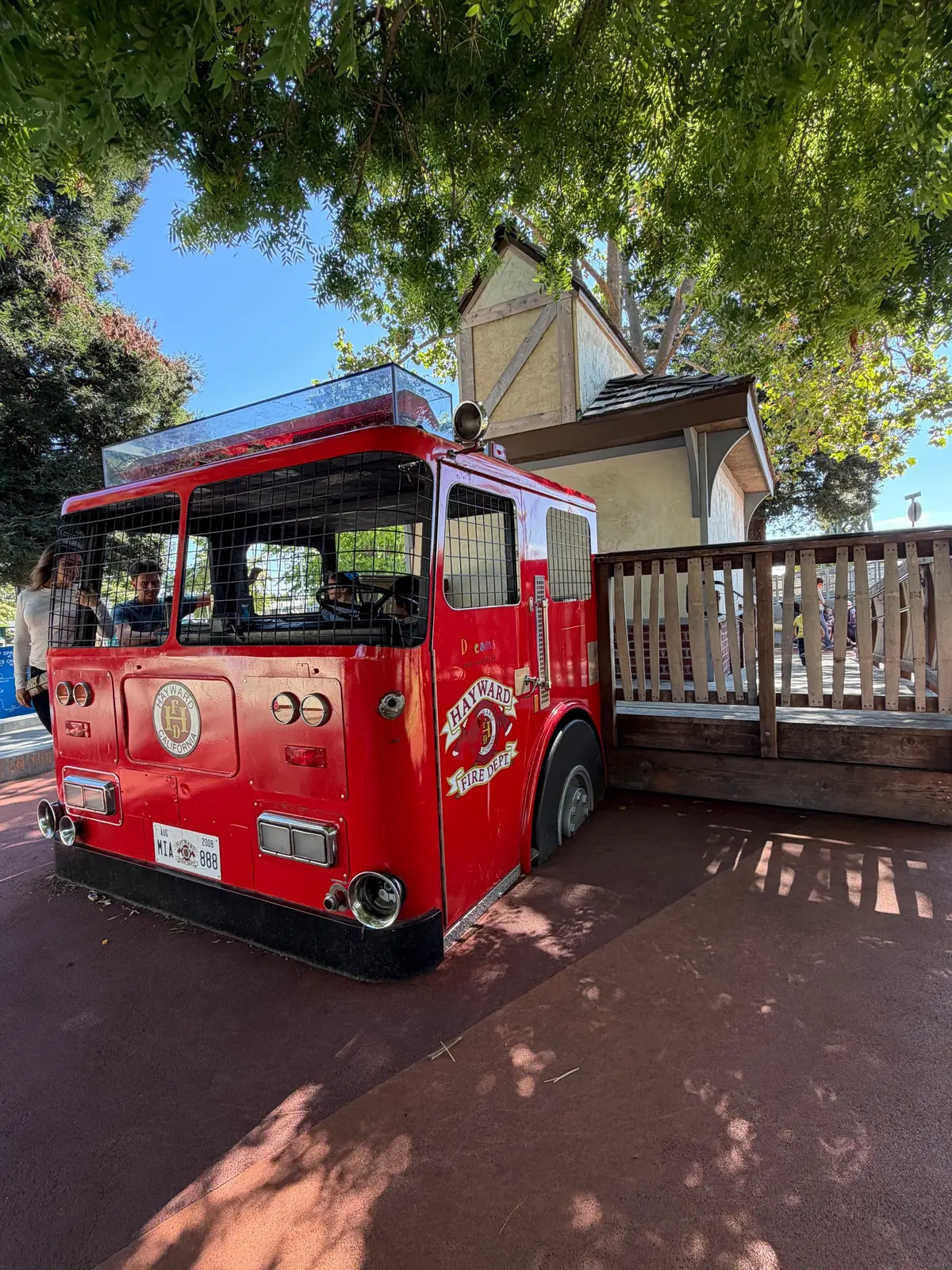 Fire truck play structure