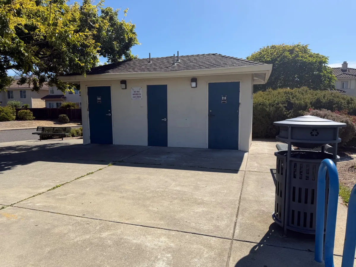 2 unisex restrooms available