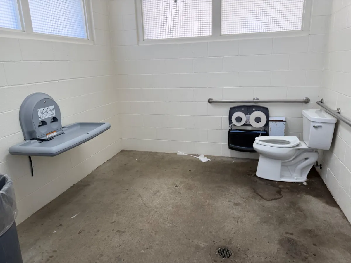 Bathrooms come with changing tables