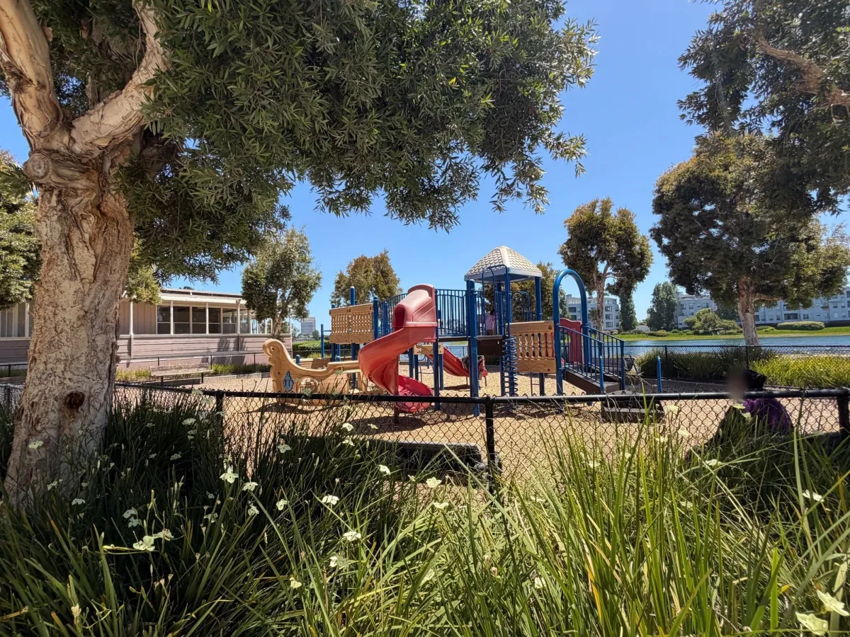 Enclosed playground