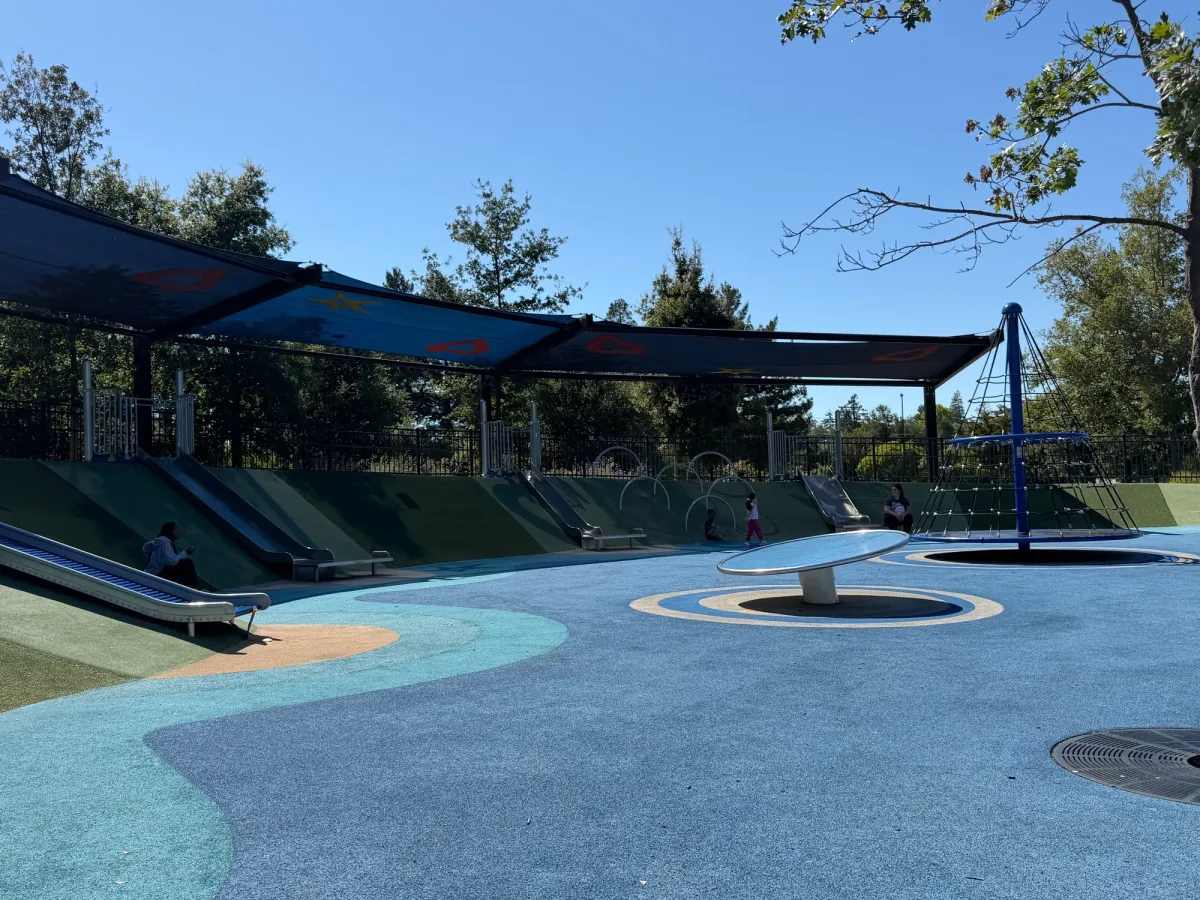 Slide and spinner zone 