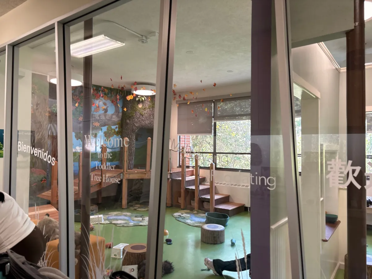 The toddler room
