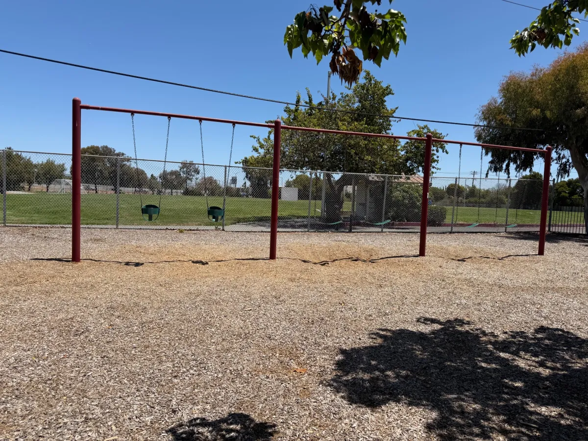 Swings - accessible to residents only