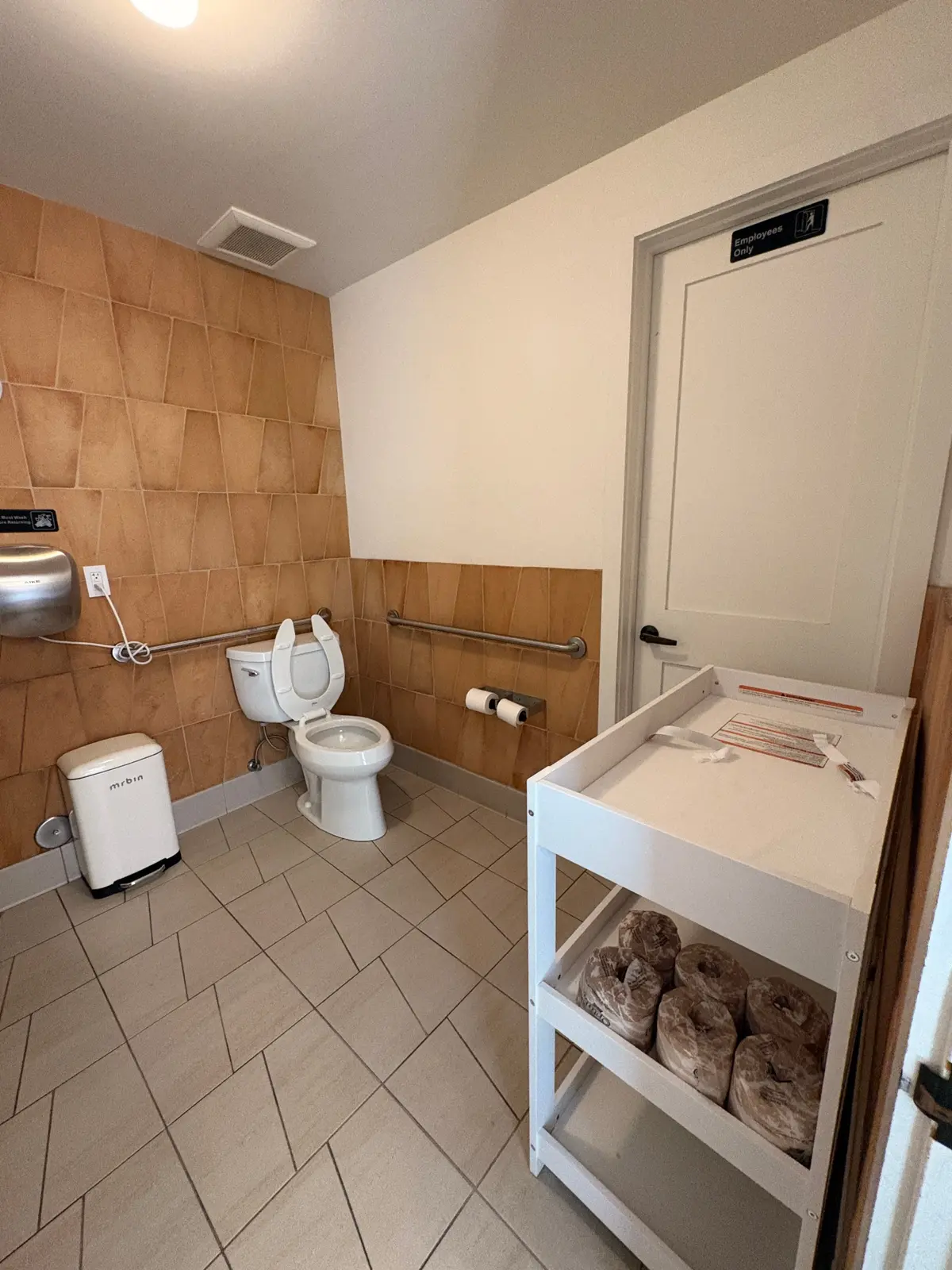 bathrooms and changing tables