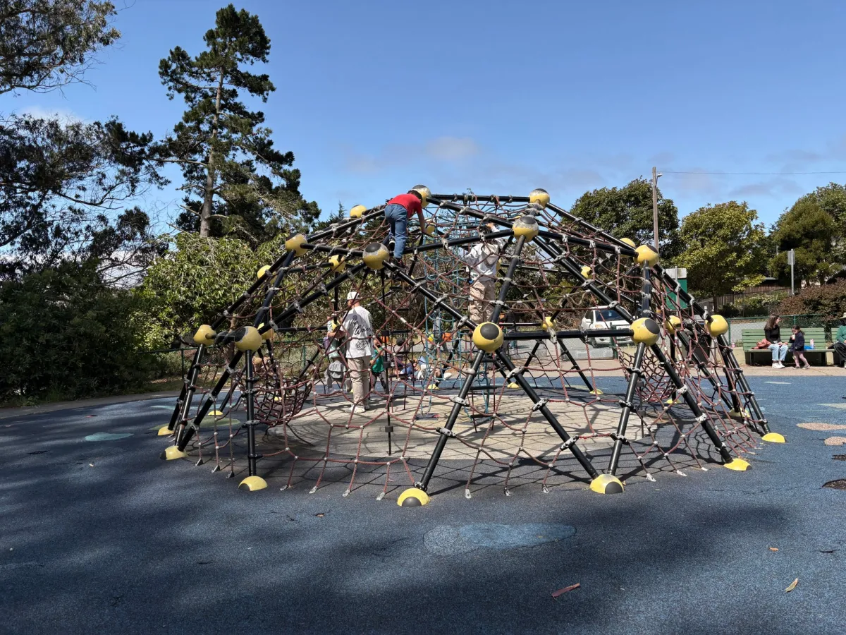 Climbing structure for bigger kids