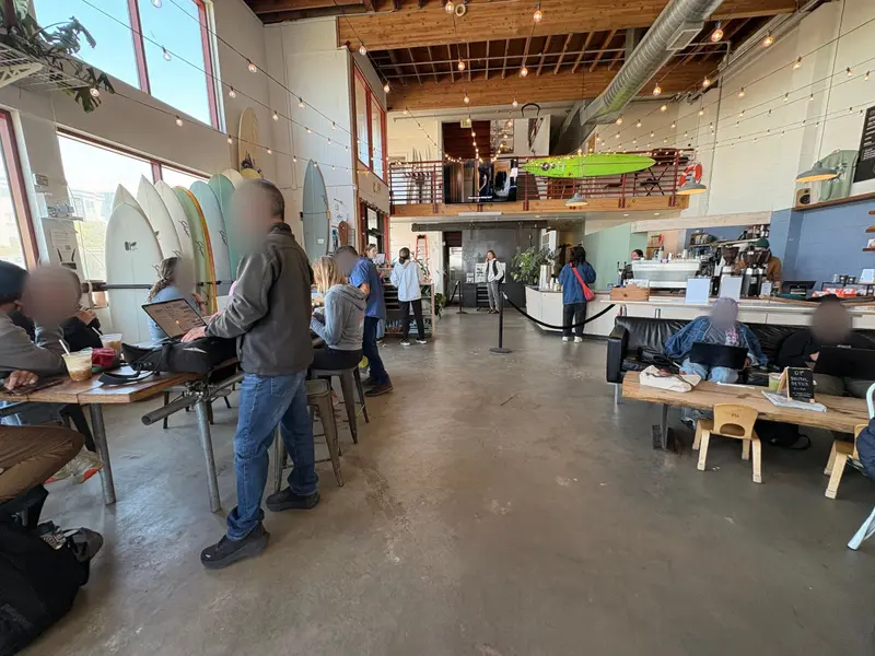 Spacious and airy cafe that's toddler friendly