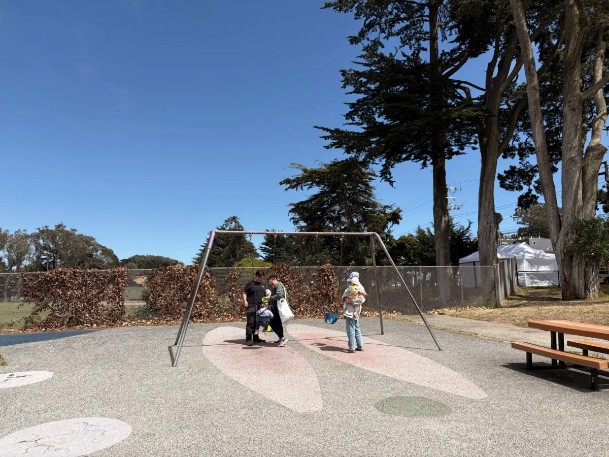 Small bucket swings