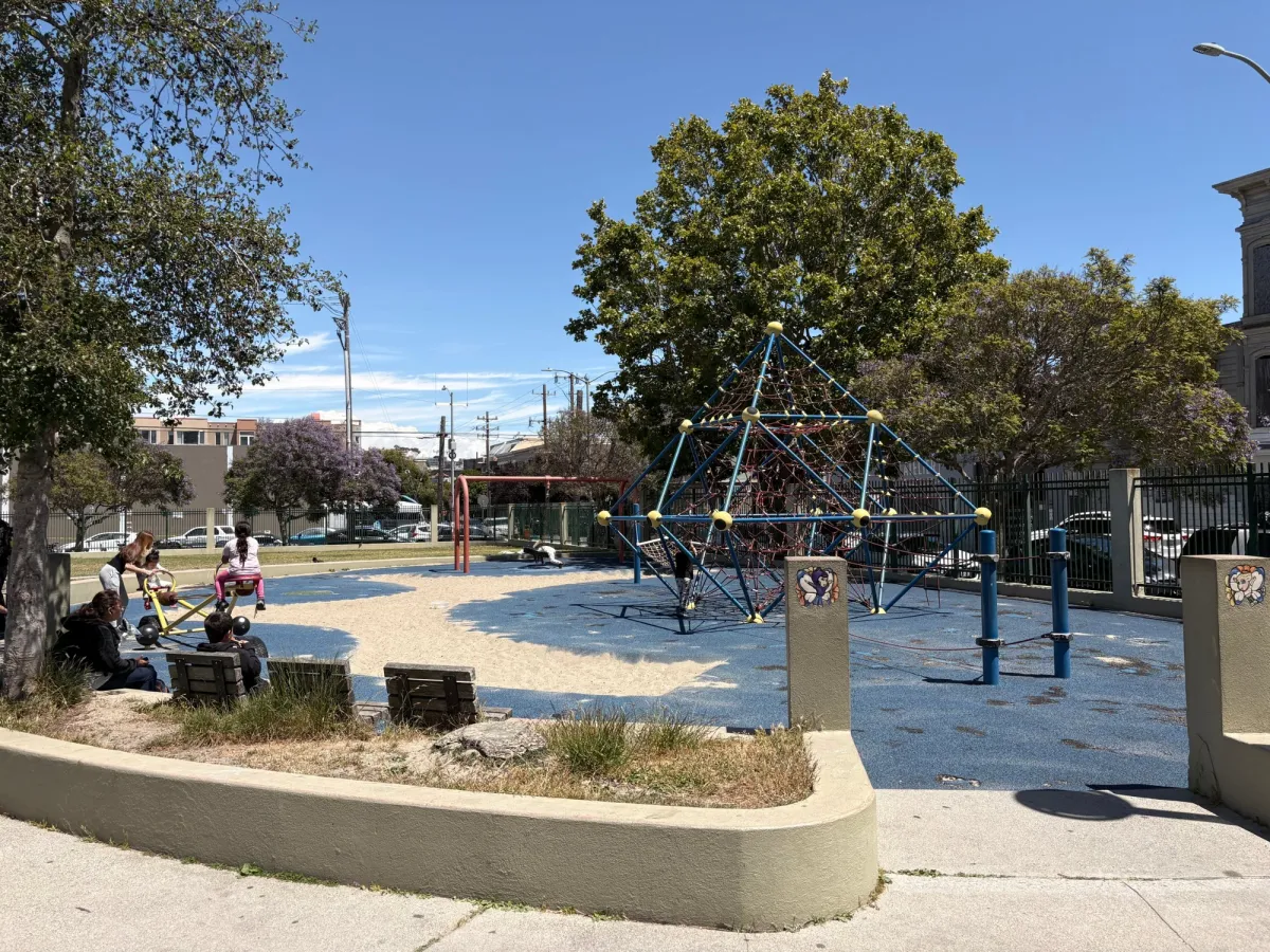 Giant, typical, climbing structure for bigger kids