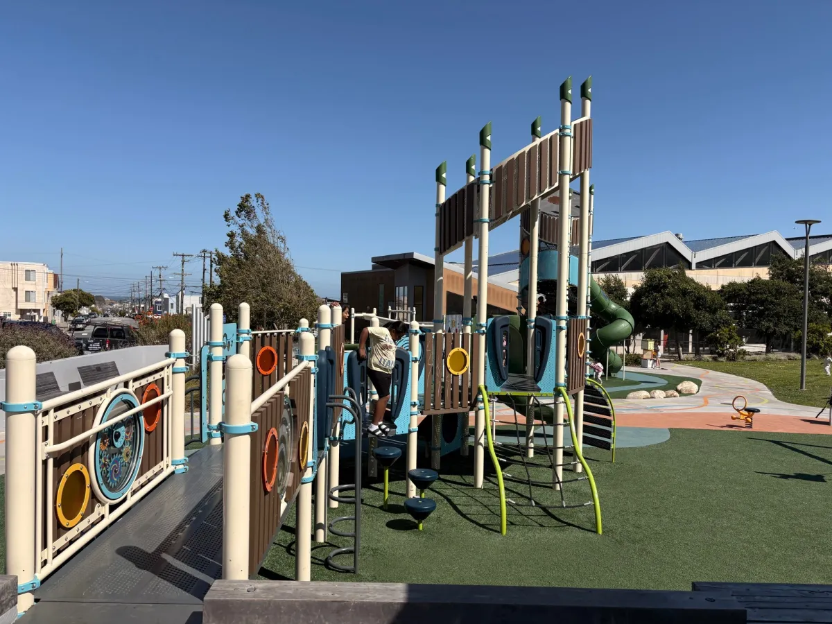 Toddler bridge and section, though still quite tall