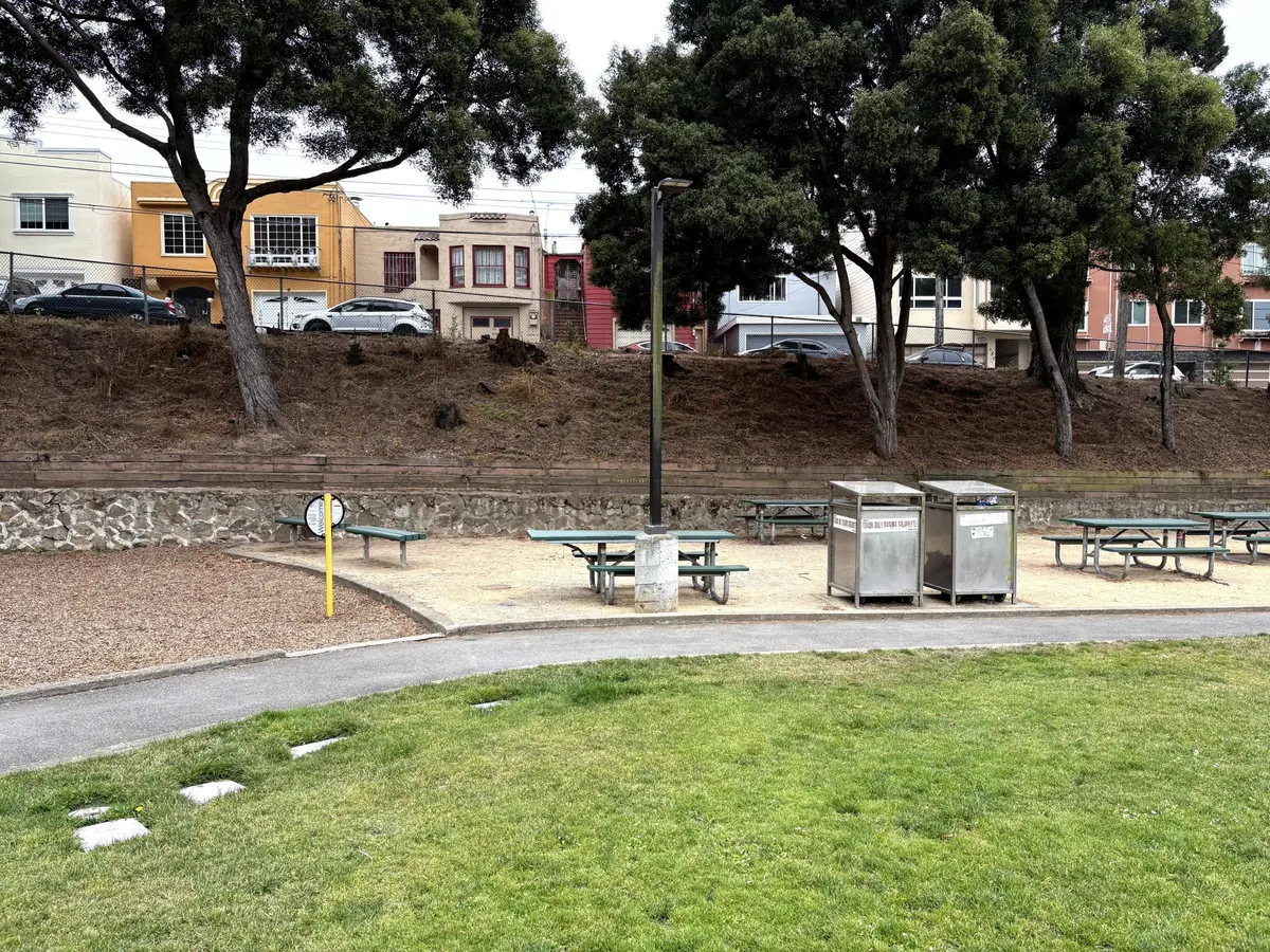 Picnic table area