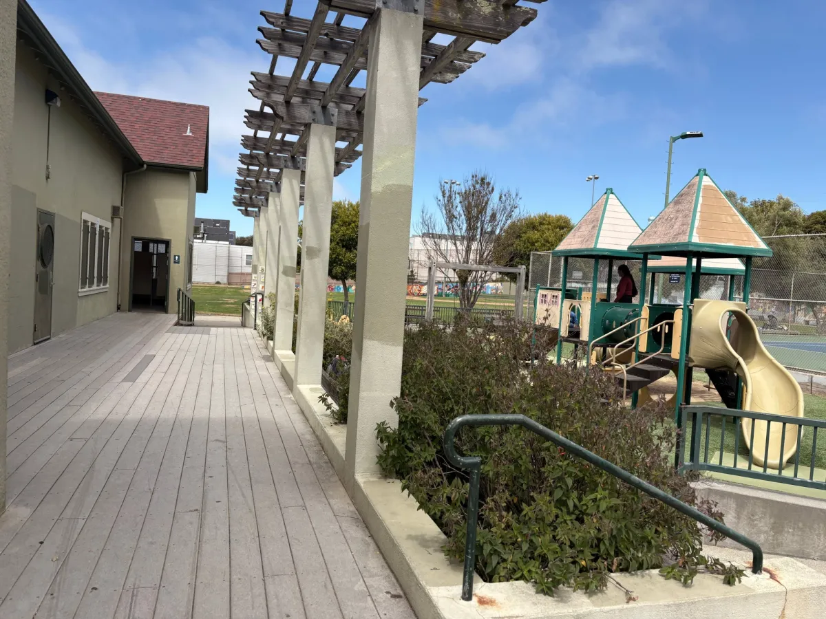 Walkway into the Bathroom path