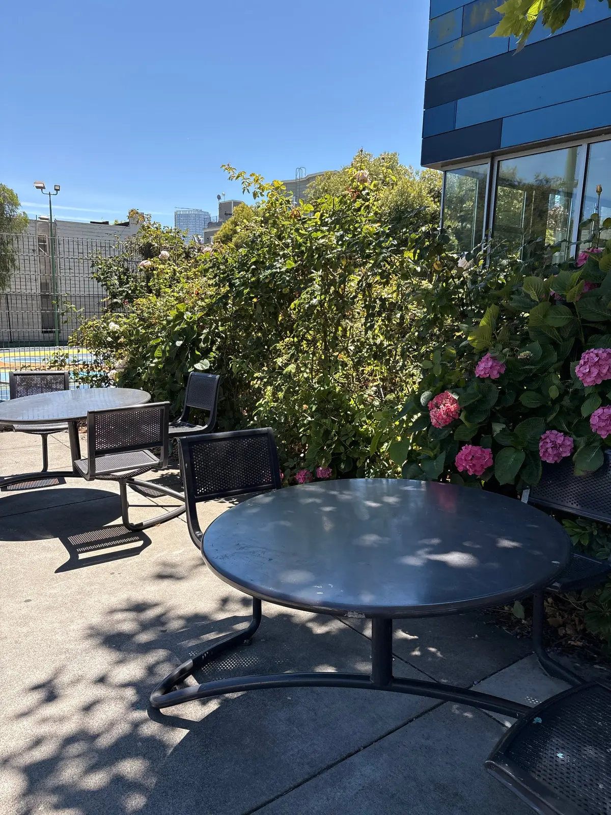 Picnic tables