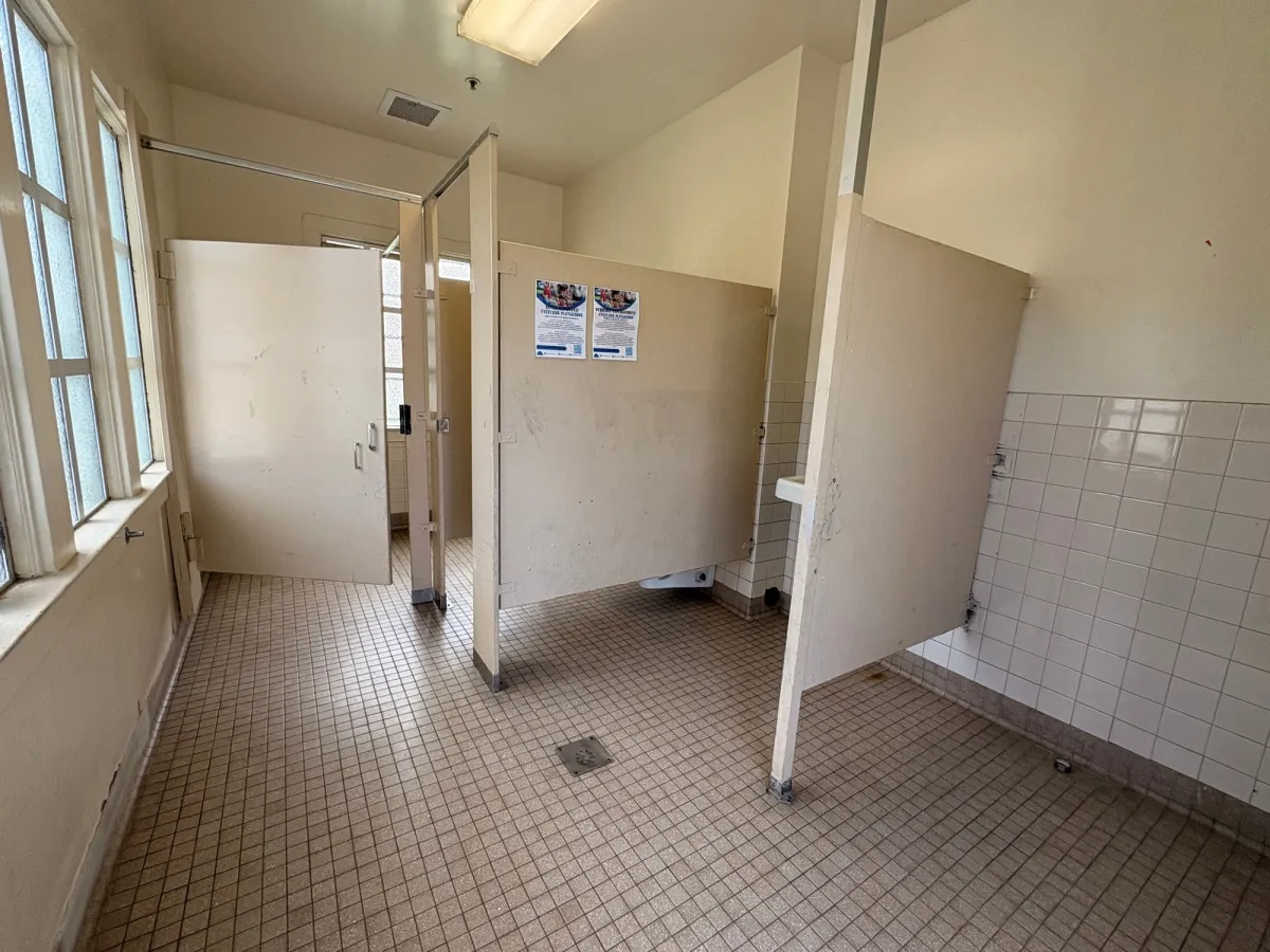 Clean Bathrooms but no changing station